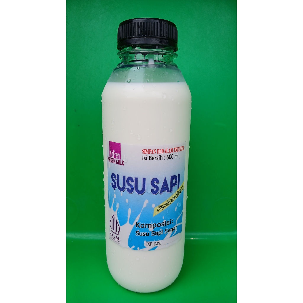 

SUSU SAPI SEGAR (FRESH MILK/CAIR/MURNI) Botol 500 ML