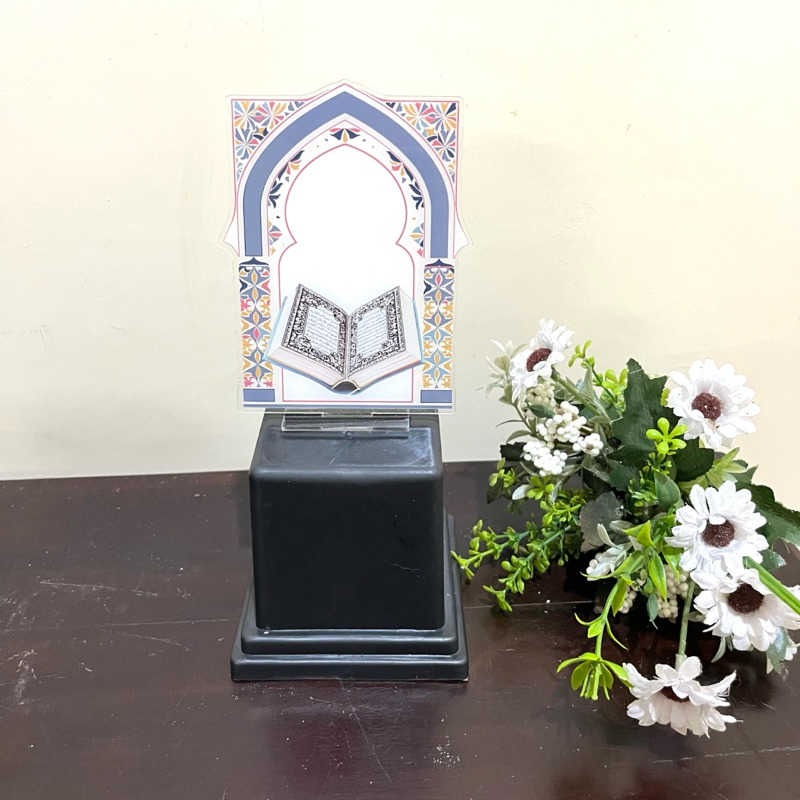Piala Al Quran Piala Islami Akrilik Custom PIala Anak Islami Piala MTQ