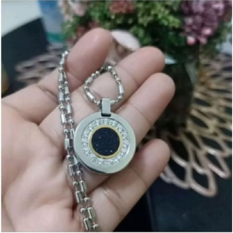 Paket Lengkap Aksesoris Kalung Mci Mgi Liontin Kesehatan Pria Dan Wanita Asli Original