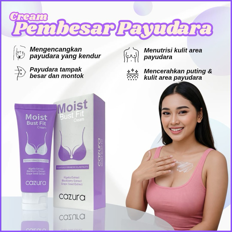 (BISA COD) CAZURA cream pembesar payudara100%ampuh permanen Ellings Breastcare pembesar payudara BPO