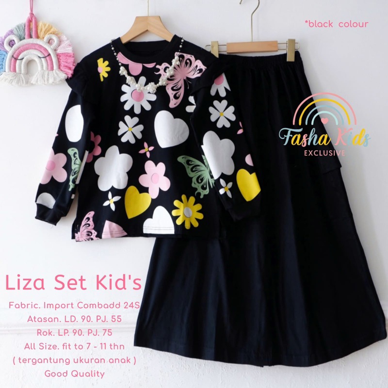 LIZA SET TEENS UNICORN PANDA VIOLIN SETELAN REMAJA BY FASHA