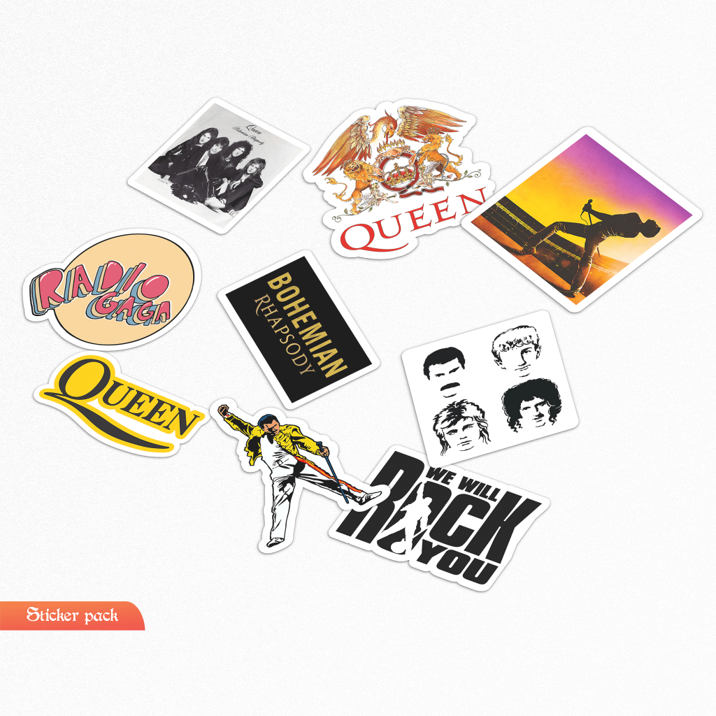 

Stiker band Queen / Sticker Pack