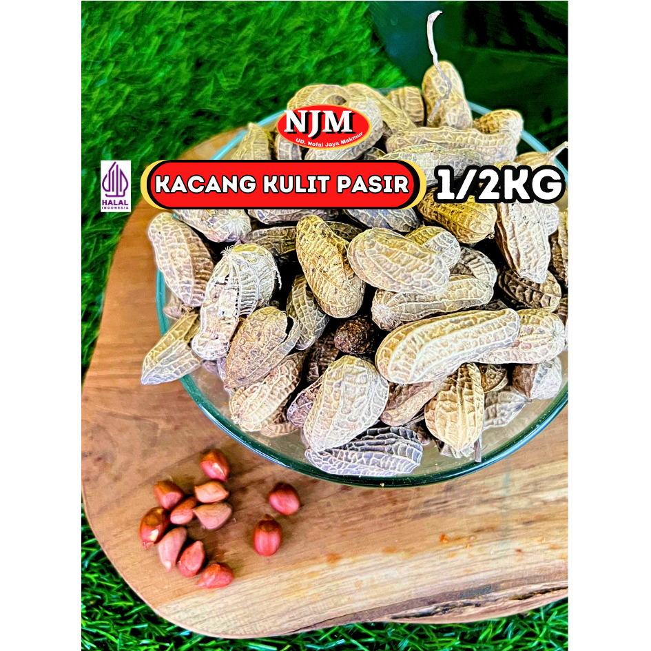 

NJM - KACANG TANAH / KACANG KULIT PASIR SANGRAI / Suuk / jebrol / bandung / tuban / banggala (1/2Kg)