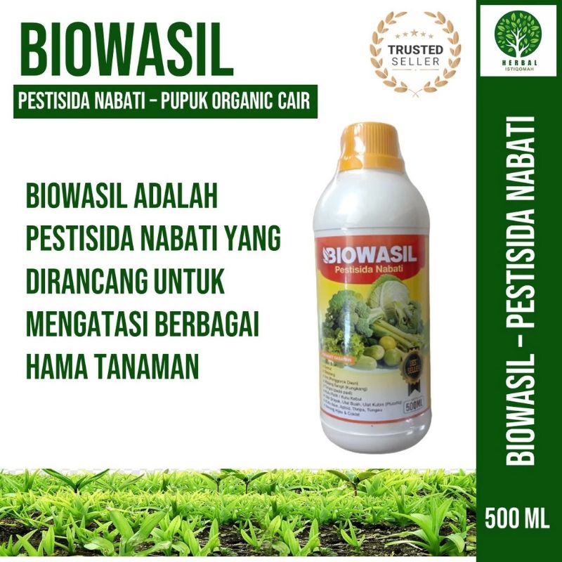 TERAMPUH BIOWASIL OBAT SEGALA JENIS HAMA ULAT PADI SUNDEP BELUK 500 ML BIOWASIL - Obat Hama Padi, At