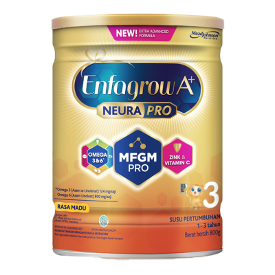 

Enfagrow A+ 3 Susu Bubuk Pertumbuhan Anak 1-3 Tahun Madu 800 g