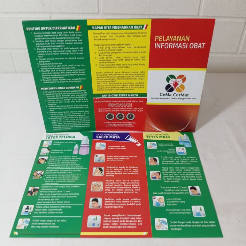 Leaflet Informasi Obat / Leaflet Pio / Brosur Informasi Obat /Leaflet Brosur