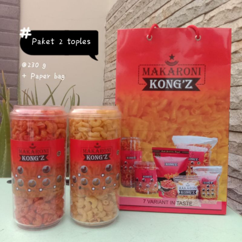 

Makaroni Kong'z paket 2 toples besar