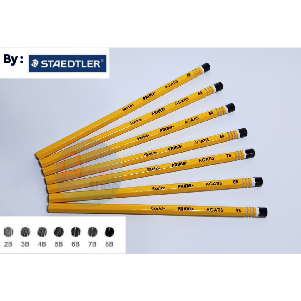 

Pensil AGATIS Prime Sketch Series STAEDTLER 3B / 4B / 5B / 6B / 7B / 8B / 9B Satuan
