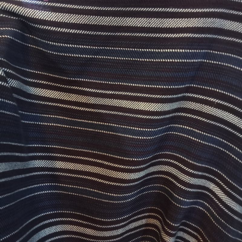 Kain Semi Tweed - Kain Semi Tweed Acrilik Motif Salur Import - Kain Tweed Korea - Kain Tweed Khardig