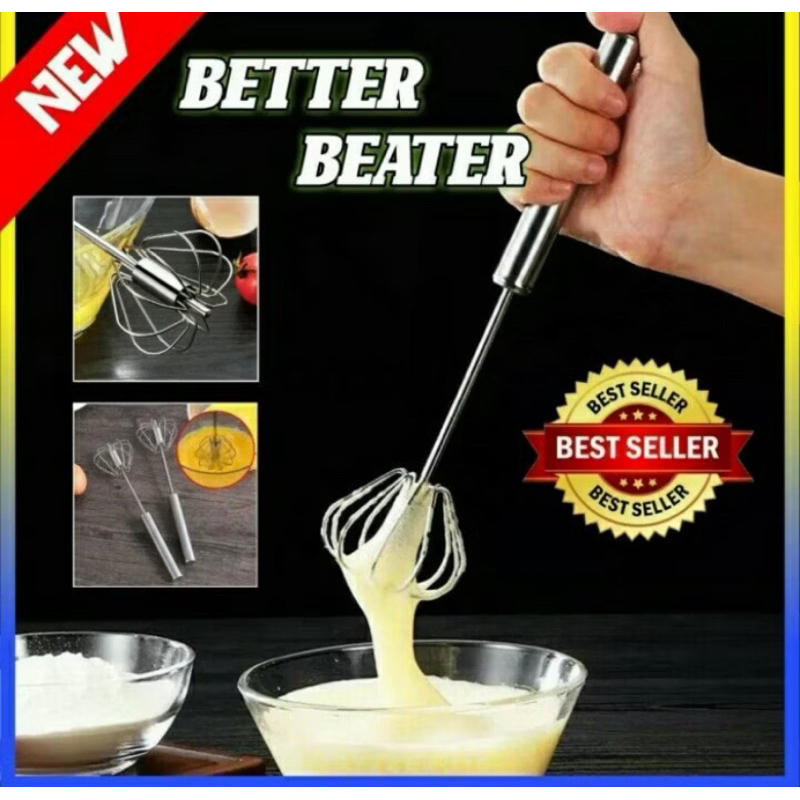 mixer tangan manual otomatis pengocok adonan telur kue minuman