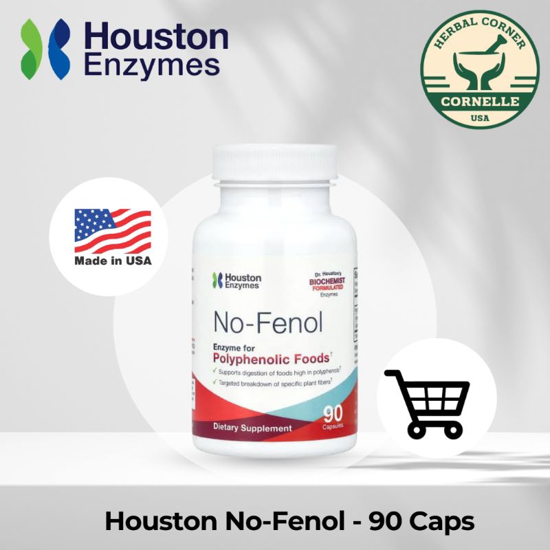 Houston Enzymes No Fenol Enzyme For PolyPhenolic 90 Caps