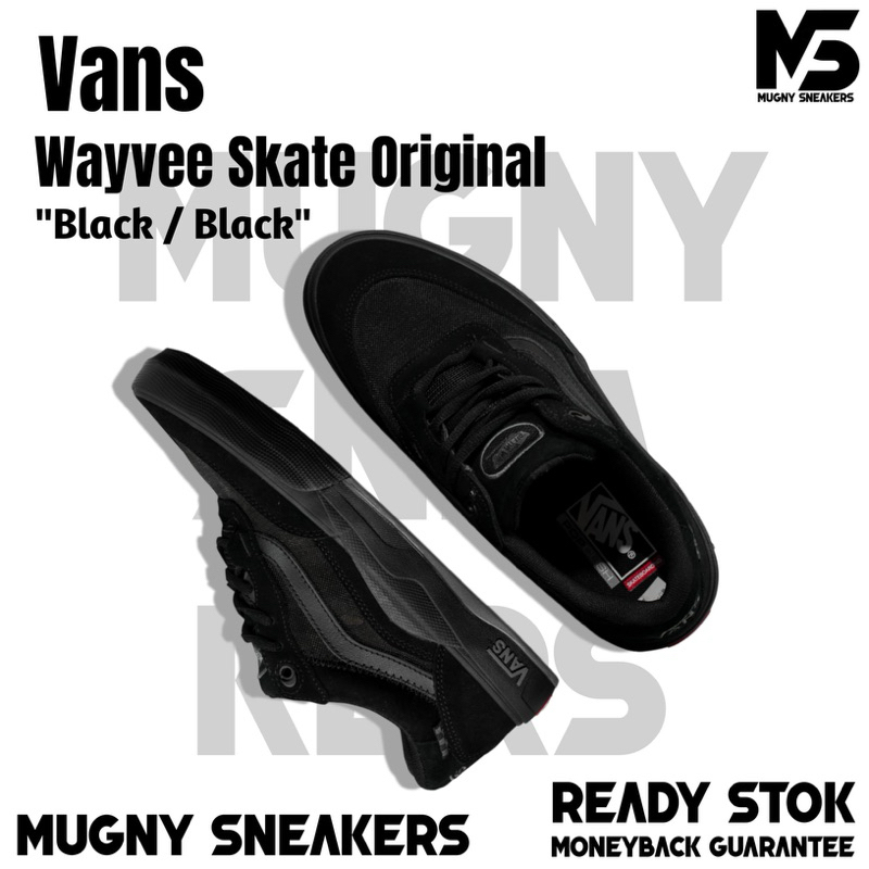 Vans Original Wayvee Skate Black Black BNIB
