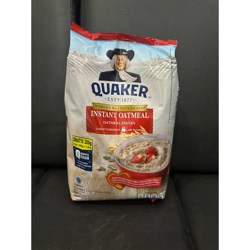 

Tjoastore. Quaker oat Instant Oatmeal 1200 gr packing kardus ed 2026