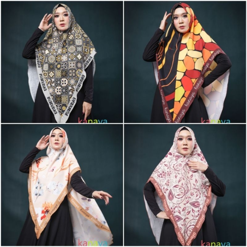 KHIMAR AQSHA DAILY MOTIF by kanaya