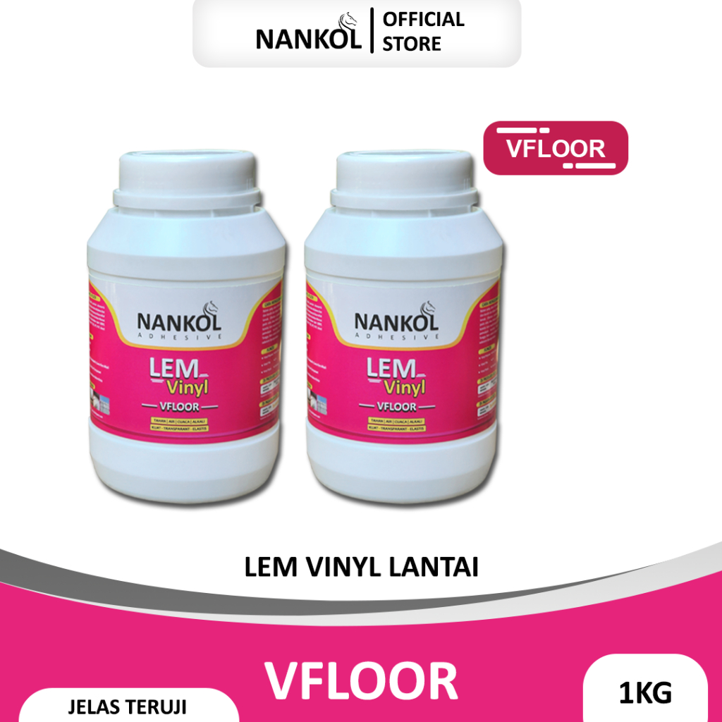

Nankol VFLOOR 1KG - Lem Vinyl Lantai Waterbase