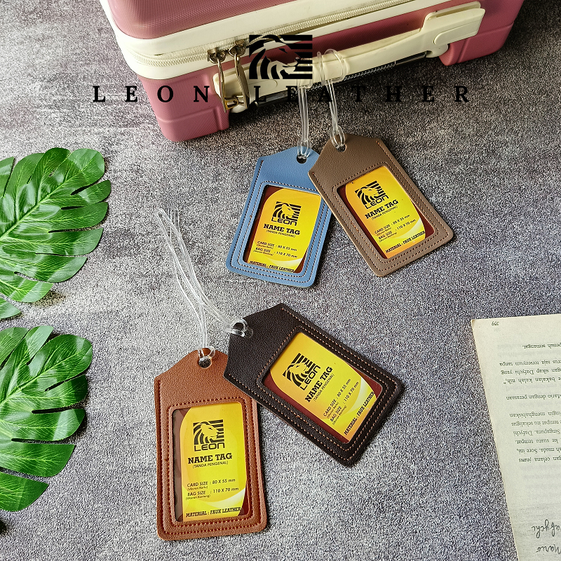 Tag Bag Gantungan Koper Tag Tas Koper Kulit Luggage Travel Tag Koper Label Nama Name Tag Bagasi