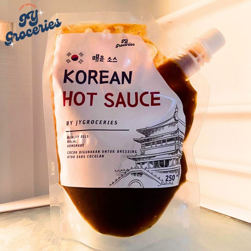 

Saos Saus Hot Korean Halal Sauce 1 Kg JY Groceries