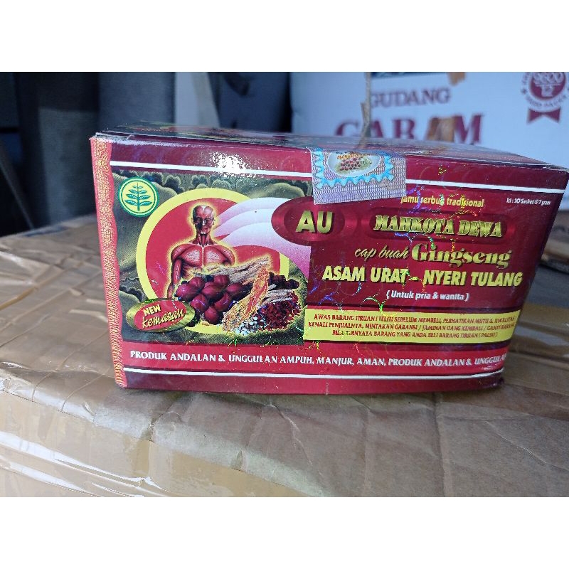 

Mahkota dewa merah (AU) Asam urat original asli