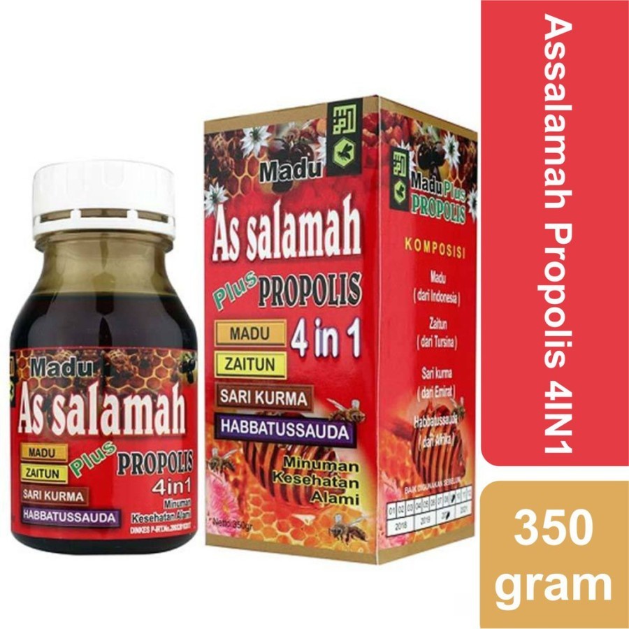 

Madu Assalamah As Salamah As-Salamah Plus Propolis 4 In 1 Termurah