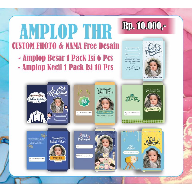 

AMPLOP THR CUSTOM FHOTO & NAMA