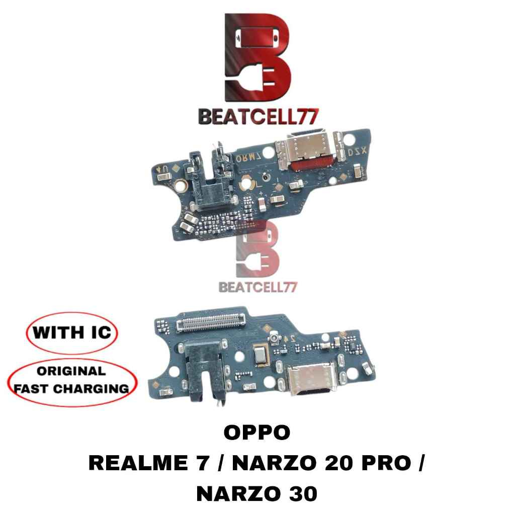 Konektor Charger Realme 7 / Narzo 20 Pro / Narzo 30 Papan Pcb