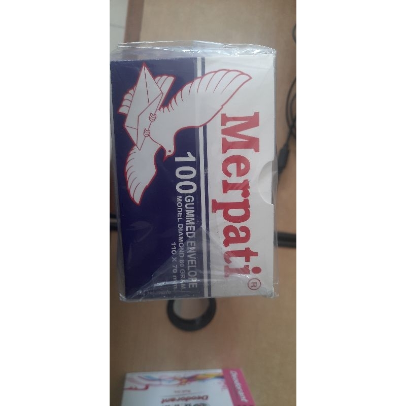 

AMPLOP MERPATI 110×70mm isi 100