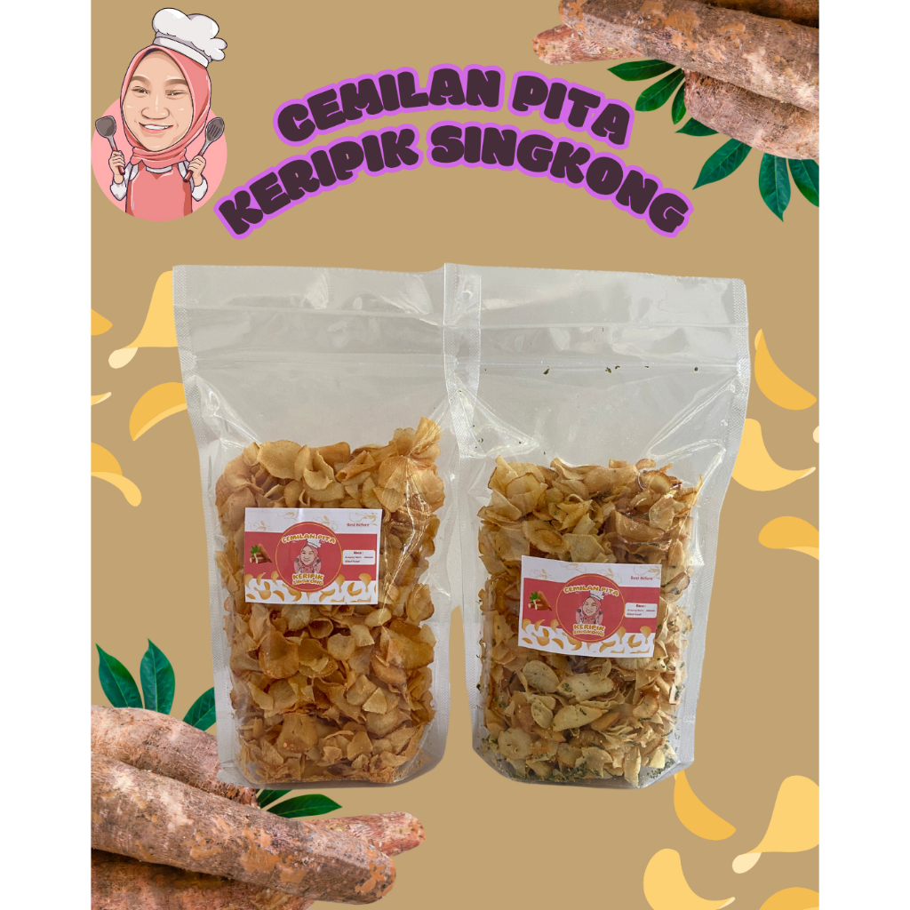 

Paket Hemat Keripik Singkong (150g J.Bakar + 150g D.Kunyit) 2pcs Paket Hemat Keripik Singkong (350g J.Bakar + 350g D.Kunyit) 2pcs