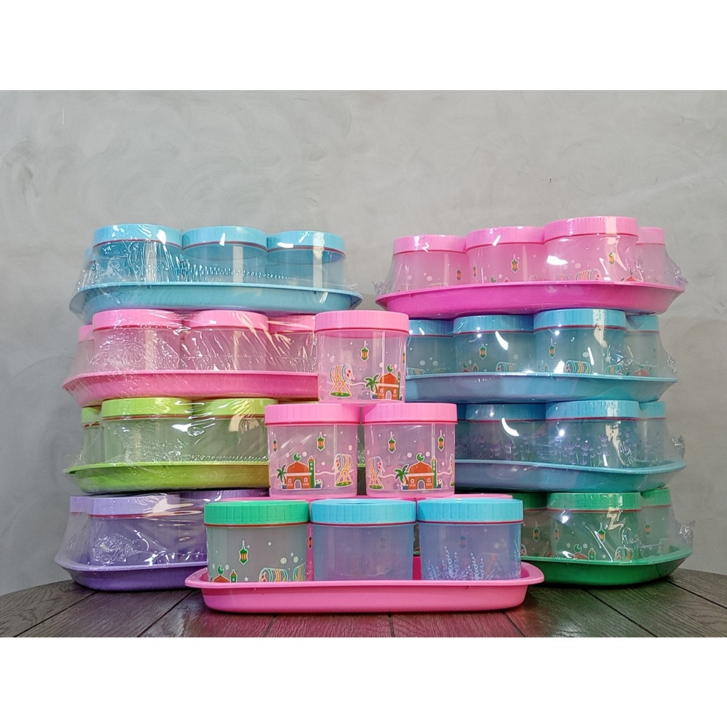 TOPLES NATO 7 IN 1, SET 6 TOPLES DAN 1 NAMPAN SERTA BEBERAPA VARIAN WARNA, GAMBAR, DAN JUGA POLOS