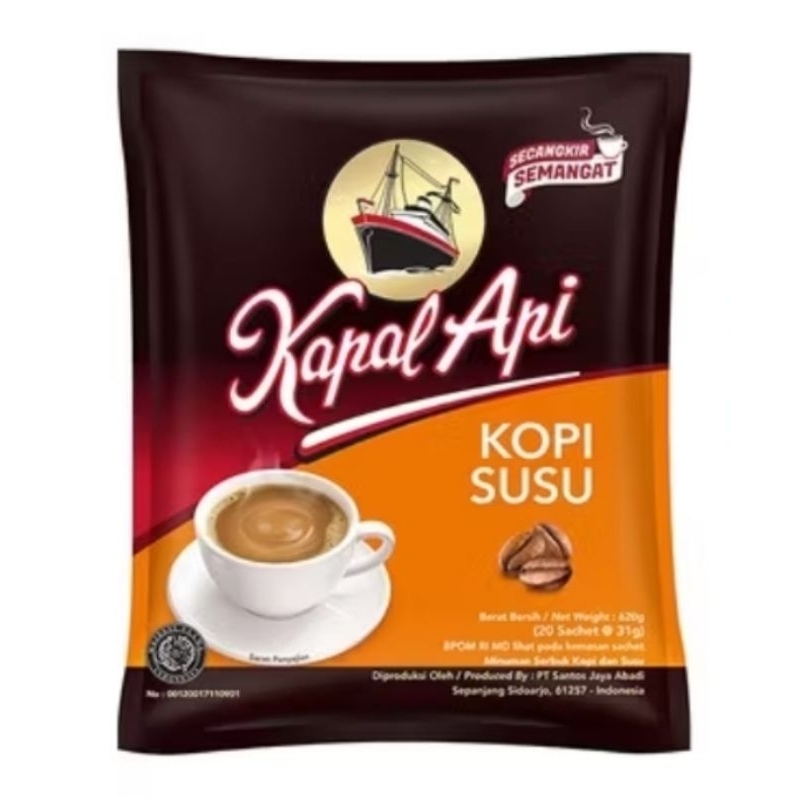 

KAPAL API KOPI SUSU 31GR