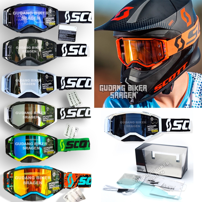 GOGGLE SCOTT PROSPECT KACAMATA HELM TRAIL MOTORCROSS ADVENTURE TRABAS SUPERMOTO MX