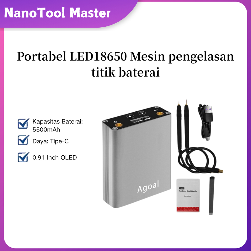 DH30 spot welding machine portable handheld spot welding lithium battery DIY welding 18650 spot repa