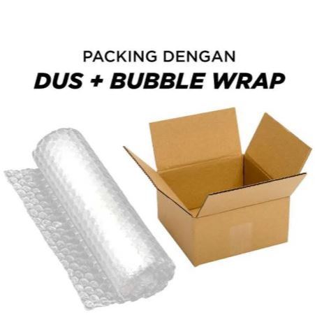 

EXTRA PACKiNG Bubble + Dus + Bubble/ Wrap - Box besar