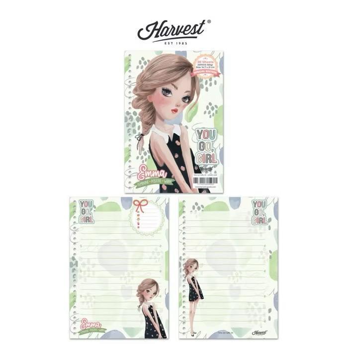 

Gramedia Tunjungan : Loose Leaf / Kertas Binder Harvest A5 - You Go Girl! Emma
