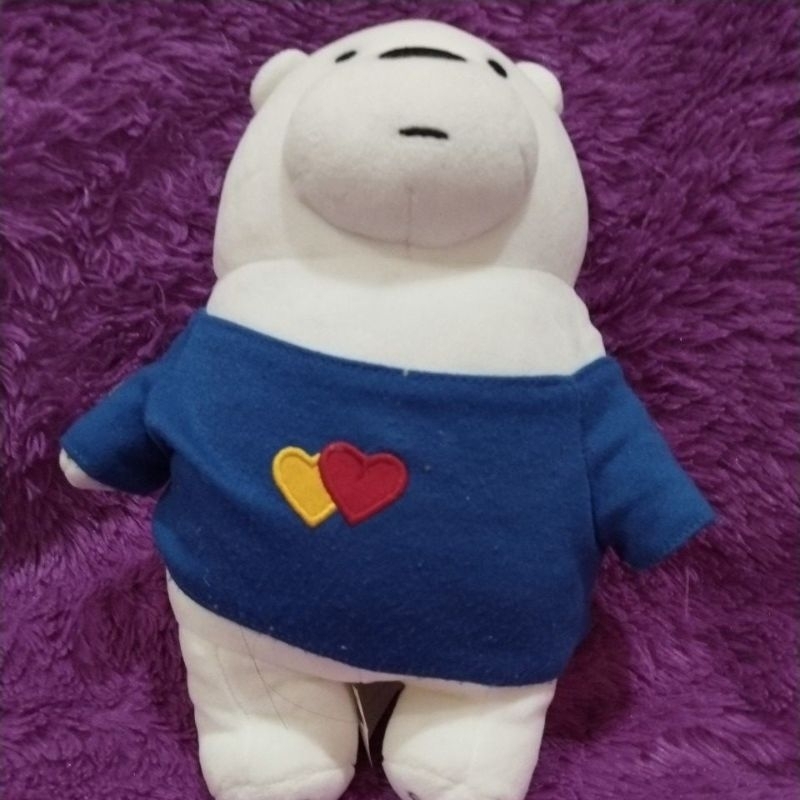 boneka beruang baju dongker