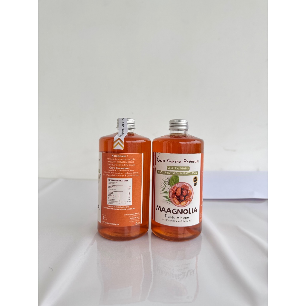 

CUKA KURMA DATES VINEGAR PREMIUM MAAGNOLIA 1 LITER