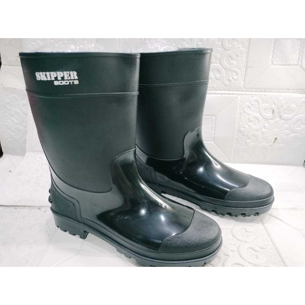 SEPATU BOOTS HUJAN UNISEX 38-44/SEPATU TINGGI KARET PRIA