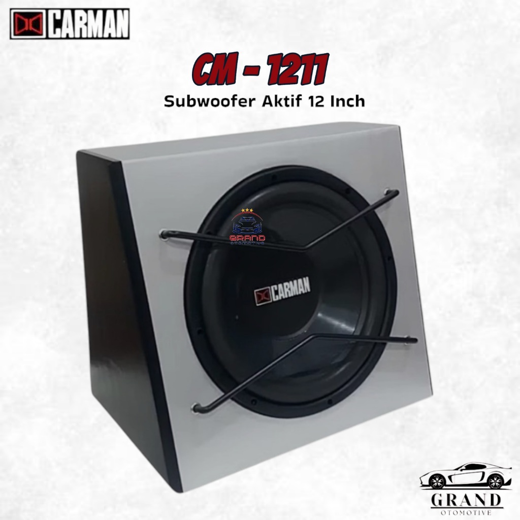 Subwoofer Aktif Mobil 12inch Bassbox CARMAN CM 1211/CARMAN 1211 SPEAKER MOBIL