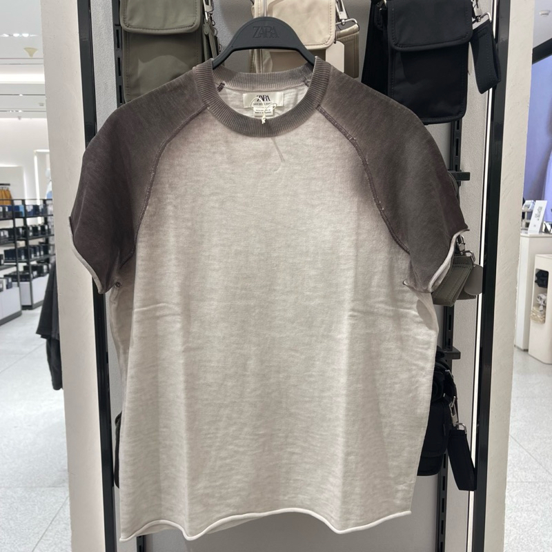 Kaus T-shirt Rajut ZARA MEN Jastip (jasa titip)