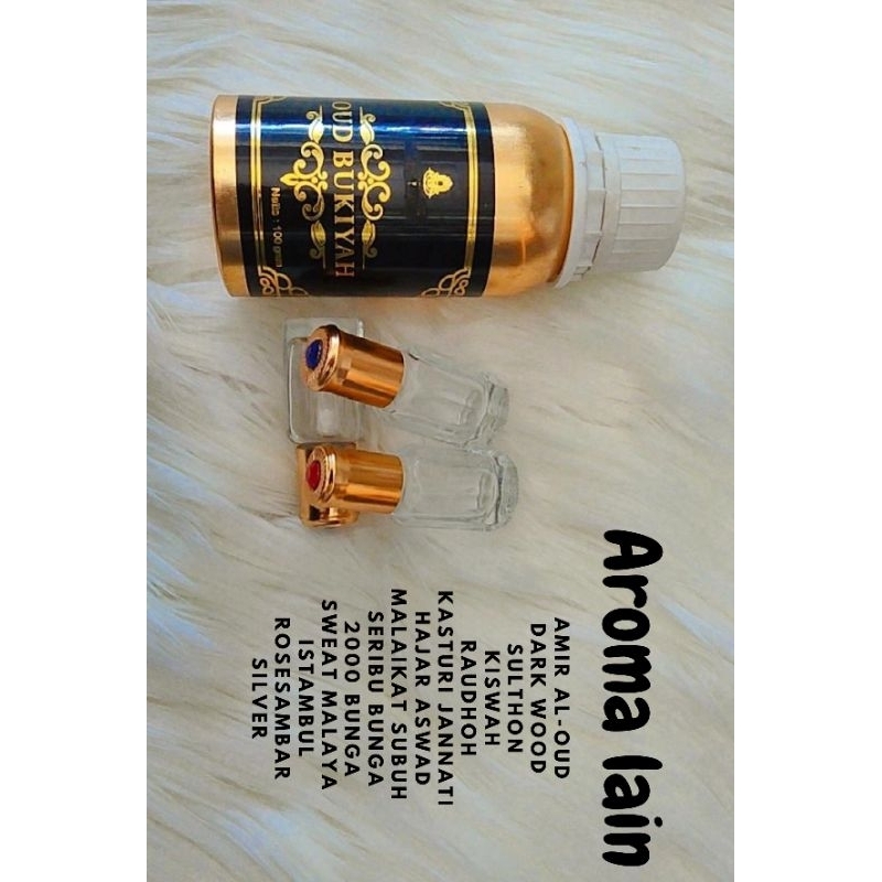 parfum arab Ou'd bukiyah/ serta aroma lainnya yang memiliki wangi yang khas