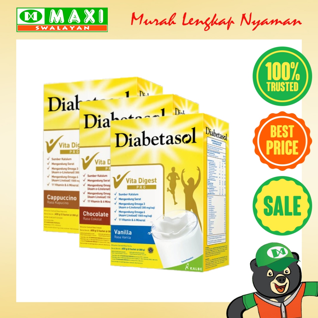 

Diabetasol Susu Kemasan 600gr