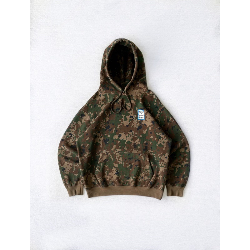 HOODIE HAVE A GOOD TIME CAMO BLUE FRAME