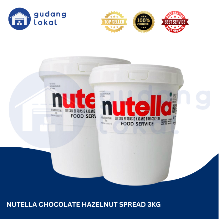 

Nutella Chocolate Hazelnut Spread 3Kg
