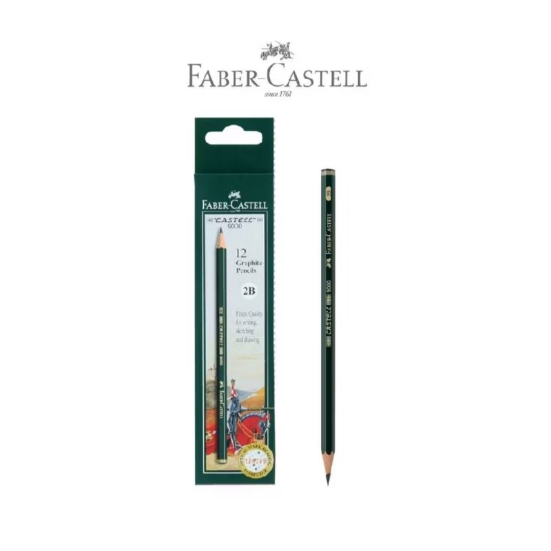 

Faber Castell 9000 Pensil 2B Original (1 Graphite Pencils).
