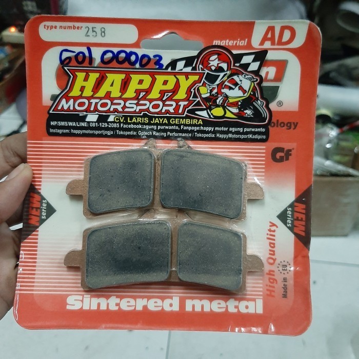 Kampas Rem Goldfren AD258 Brembo M4 GP4RS GP4RX Ducati panigale