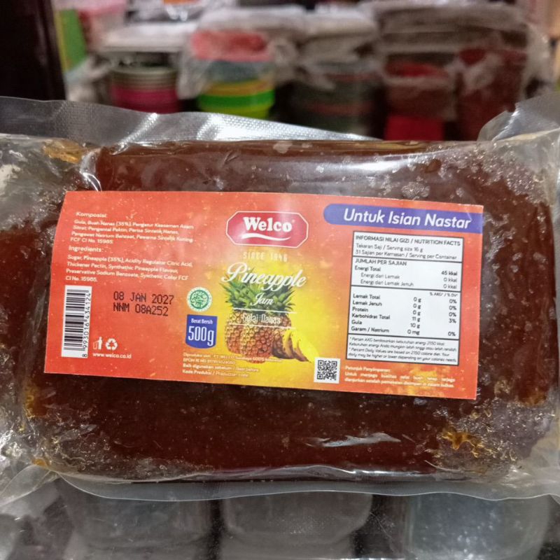 

selai nastar welco 500g | selai nastar nanas 500g