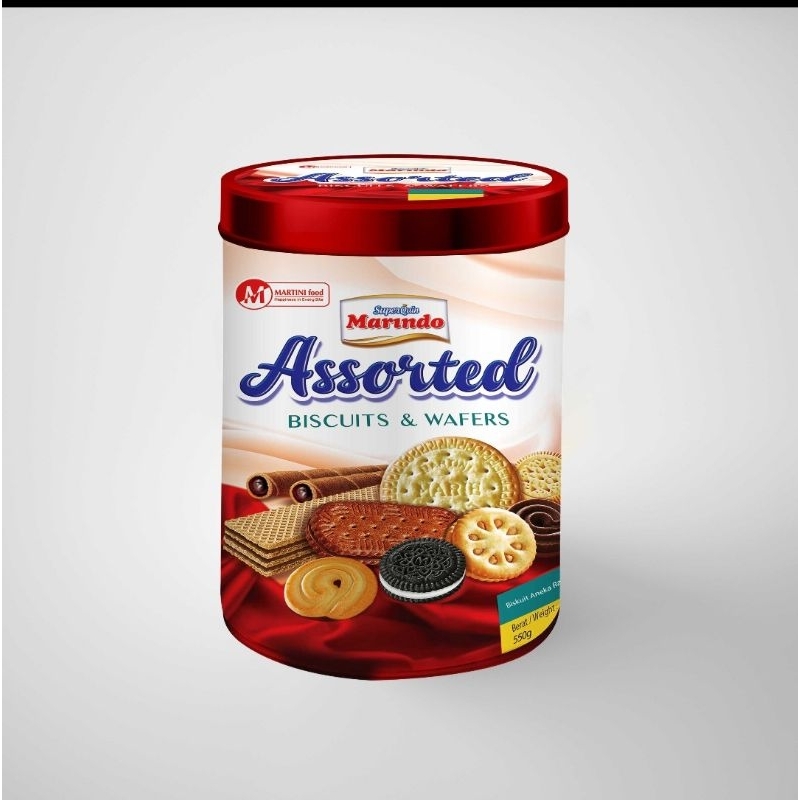

Assorted kaleng bulat 550 gram