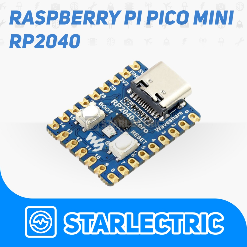 Raspberry Pi Pico Zero Like Zero RP2040 Mini Version RP2040-Zero Non Solder