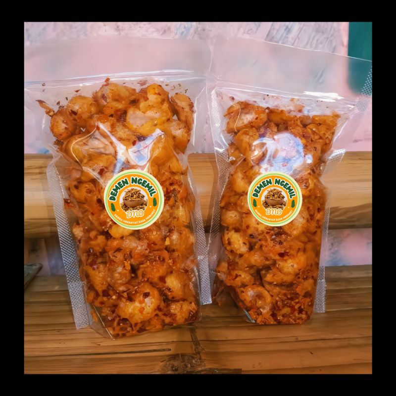 

500 Gram Siomay Mini Crispy Pedas Daun Jeruk Demen Ngemil