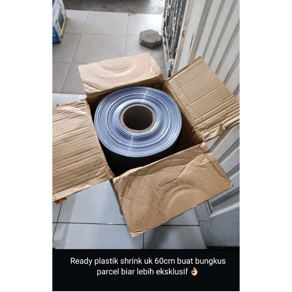 

PLASTIK SHRINK 60 CM / PARCEL 60 CM DG VARIASI BERAT 250GR/500GR/1KILO