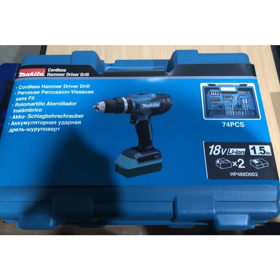 MESIN BOR MAKITA cordless HP488D002